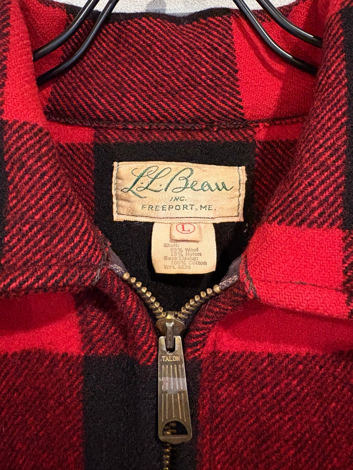 L.L.Bean 124B Double Mackinaw Wool Hunting Coat