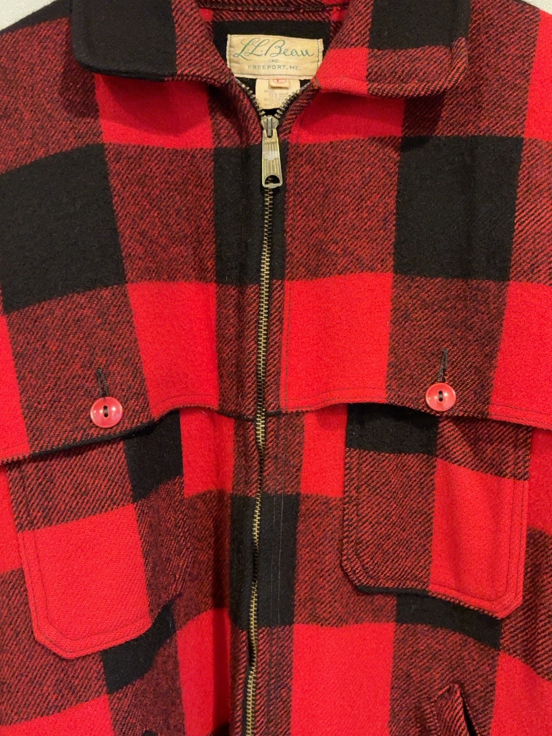 L.L.Bean 124B Double Mackinaw Wool Hunting Coat